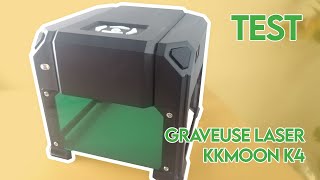 Test de la Graveuse Laser KKMoon K4 3000mw [upl. by Enirhtak993]