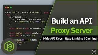 Build an API Proxy Server  Hide Your API Keys Rate Limiting amp Caching [upl. by Kohler920]