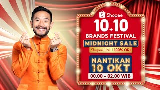 Banyak Promo Menarik di Shopee 1010 Brands Festival Midnight Sale  10 Okt 0000  0200 WIB [upl. by Enyawd]