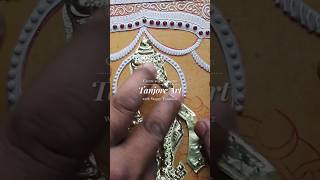 Want to Learn Tanjore Painting for Beginners Make a Tanjore Painting Lakshmi in Gold Foil [upl. by Amhsirak741]