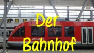 Learn German Der Bahnhof [upl. by Enylecoj]