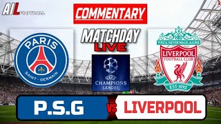 PSG vs LIVERPOOL Live Stream Football Commentary  Lineups  Livescores  CHAMPIONS LEAGUE [upl. by Miun155]