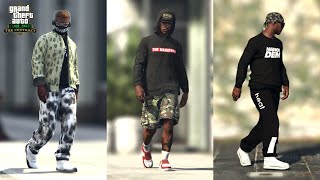 GTA Online  11 Casual Outfits Streetwear Casual Everyday Party [upl. by Paulsen]