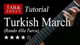 Turkish March  Guitar Lesson  TAB [upl. by Ydnic]