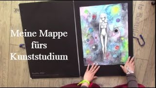 Meine Kunstmappe Art Portfolio fürs Kunststudium [upl. by Hcir]