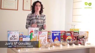 Cereales para el desayuno azúcar añadido [upl. by Ahsitan]