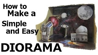 How to Make a Simple Diorama [upl. by Sterrett]