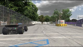 IRACING F1 Detroit Gran prix belle isle Race lap Mercedes W13 GP Tour 1080 [upl. by Acsirp]