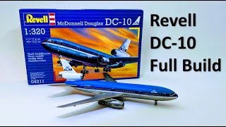 McDonnell Douglas DC10  Revell 1320 Full Build [upl. by Alehs]