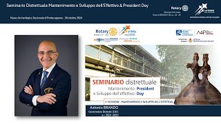 SEMINARIO distrettuale Mantenimento e Sviluppo dell’effettivo President Day [upl. by Akzseinga]