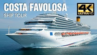 Costa Favolosa Tour 4K Costa Cruceros [upl. by Yelyk597]