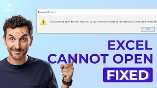 2024 Updated Excel Cannot Open the File Because the File Extension is Not Valid  Fixed [upl. by Oiramad]