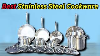 Top 7 Best Stainless Steel Cookware Sets 2024 [upl. by Enitram]