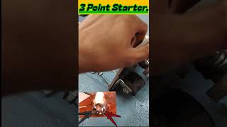 3 Point starter for DC motor electricalprojects [upl. by Sirromal124]