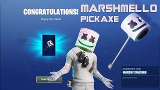 Fortnite Marshmello Pickaxe All locations Epic Fortnite Pickaxe [upl. by Odnalor]