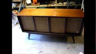 1963 Philco tube console stereo [upl. by Aeret675]