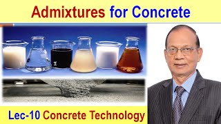 Admixtures for Concrete and its type like chemical admixture amp mineral admixture by Dr K Mohan [upl. by Najar255]