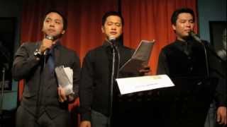 THE FILIPINO TENORS Classical  quotSa Panaginip Ko I Dreamed A Dreamquot Live  Conspiracy Bar [upl. by Gerladina]