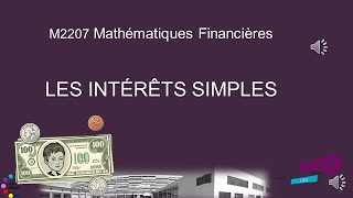 Cours de mathématiques financières  les intérêts simples [upl. by Buchalter]