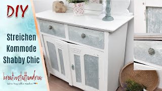 DIY  Shabby Chic  Möbel mit Kreidefarbe streichen  Farbverlauf gestalten [upl. by Aeila]