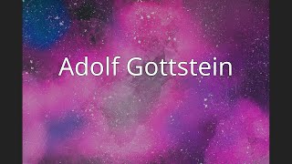 Adolf Gottstein [upl. by Hosfmann759]