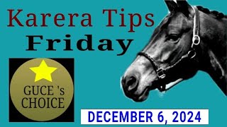 KARERA TIPS amp ANALYSIS by guceschoice DECEMBER 6 2024 Live Racing at METRO TURF starts 5 PM [upl. by Matthias846]