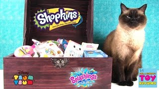 Simons Blind Bag Treasure Chest 24  Shopkins Disney Num Noms MLP  PSToyReviews [upl. by Tien61]