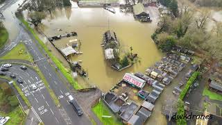 Flooding at Winnersh [upl. by Bounds]