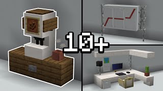 10 OFFICE Build Hacks in Minecraft [upl. by Chen]