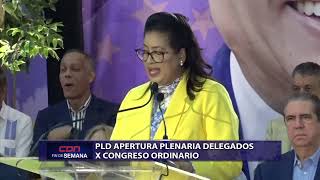 PLD apertura plenaria delegados X Congreso Ordinario [upl. by Esenahs]