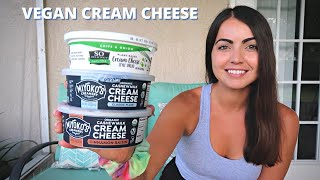 VEGAN CREAM CHEESE Miyokos amp So Delicious [upl. by Parrisch]