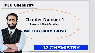 Most important Short Questions in chapter 1 chemistry class 12 [upl. by Labinnah]