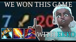 EKKO IS OP RN AND HERES WHY  FULL GAMEPLAY [upl. by Ninette242]