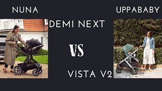 NUNA Demi Next vs UppaBaby Vista V2 Detailed Review Which Stroller Wins  Destinationbabykidscom [upl. by Ahsaya200]