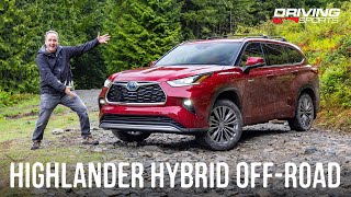 2020 Toyota Highlander Hybrid AWD OffRoad Review [upl. by Earla]