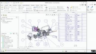 Assembly Drafting in Creo Parametric [upl. by Atnom704]