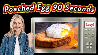 Microwave Poached Egg 90 Seconds [upl. by Neeoma]