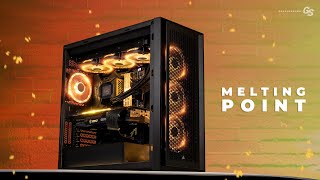 Melting Point i9 11900K MSI RTX 3080 Corsair 5000D Airflow Build [upl. by Nuawaj938]