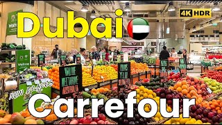 DUBAI  NEW Prices In Dubai Carrefour Hypermarket Review Walking Tour 2024 4K  Asaa presents [upl. by Gawain]