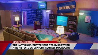 Worlds last Blockbuster becomes an Airbnb [upl. by Vallery115]