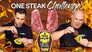 One STEAK Challenge Immediate REGRET  Guga Foods [upl. by Aivatnuhs387]