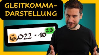 Die Gleitkommadarstellung  2 Beispiele AvogadroKonstante und ElektronenMasse [upl. by Connell]