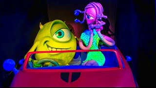 2021 Monsters Inc DARK RIDE Disney California Adventure The Ride POV Disneyland Resort [upl. by Cornia]