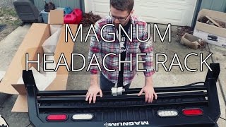 Unboxing  Magnum Headache Rack  Back Rack and Tube Extenders [upl. by Tedmann]