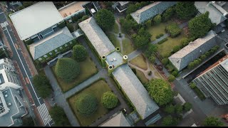 Birds Eye View（Rikkyo University Ikebukuro Campus）／立教大学ドローン映像（6月drone） [upl. by Fields]