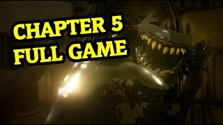 BENDY AND THE INK MACHINE CHAPTER 5 Full Game  Ending [upl. by Ahsitan]