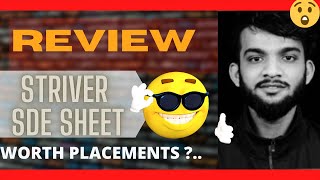 Striver SDE Sheet Review  is it Worth   DSA  takeUforward  Placements  List [upl. by Nhepets]