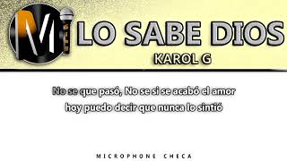 Karaoke lo sabe dios [upl. by Nassi362]