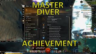 GW2  Master Diver AchievementSunken Treasure Hunter 2024 Update [upl. by Anilemrac]