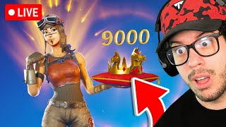 Today I go for 9000 WINS in Fortnite [upl. by Edra]